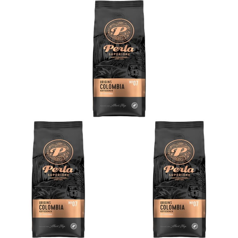 Perla Superiore Origins Colombia koffiebonen 3-pack