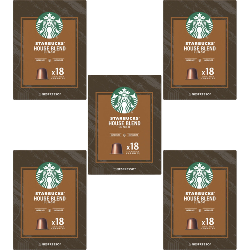 Starbucks Nespresso house blend lungo 5-pack