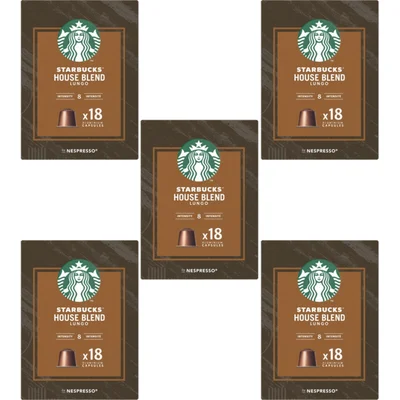 Starbucks Nespresso house blend lungo 5-pack