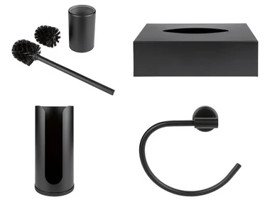 LIVARNO home Wc-borstelset / tissuedoos / toilettenrollenhouder / handdoekhouder