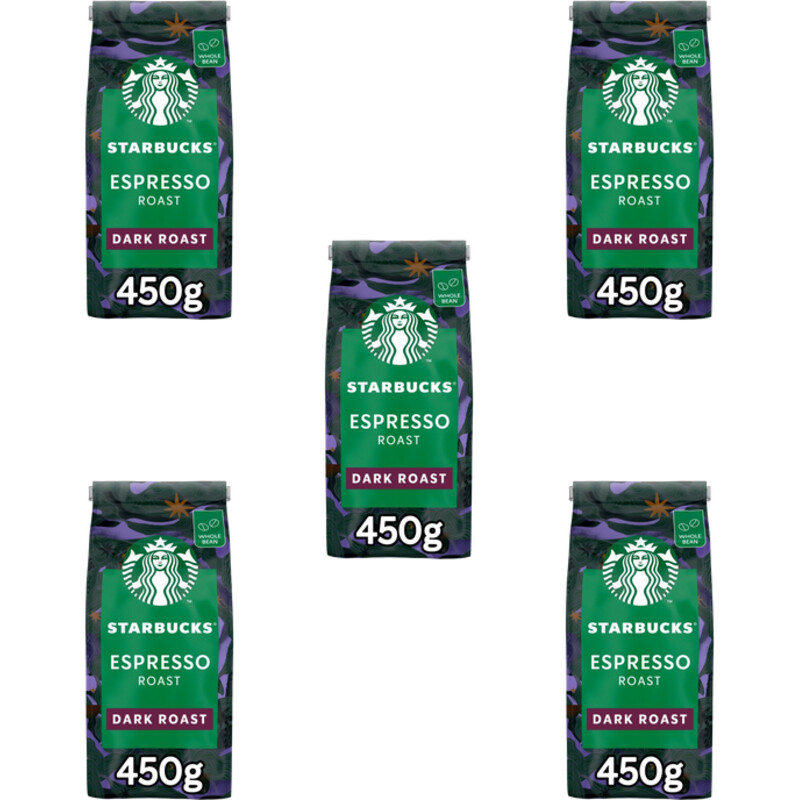 Starbucks Espresso dark roast koffiebonen 5-pack