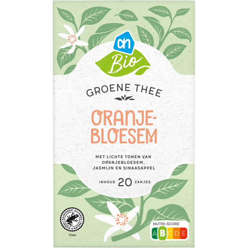 AH Biologisch Groene thee oranjebloesem