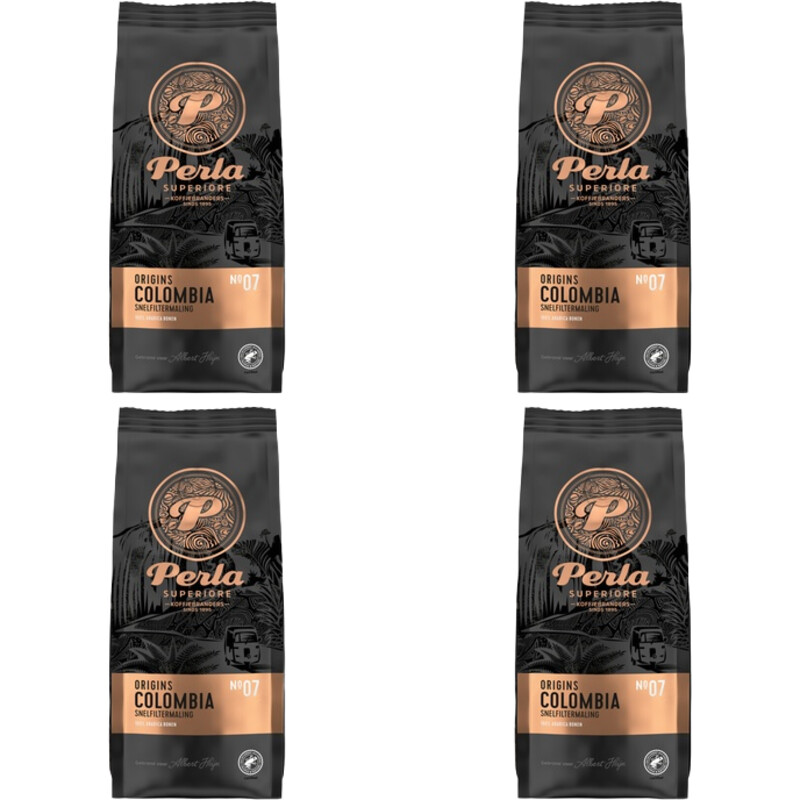 Perla Superiore Origins Colombia snelfitermaling 4-pack