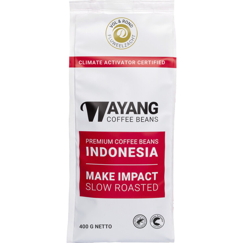 Wayang Vol & rond koffiebonen