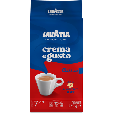 Lavazza Crema e gusto classico gemalen koffie