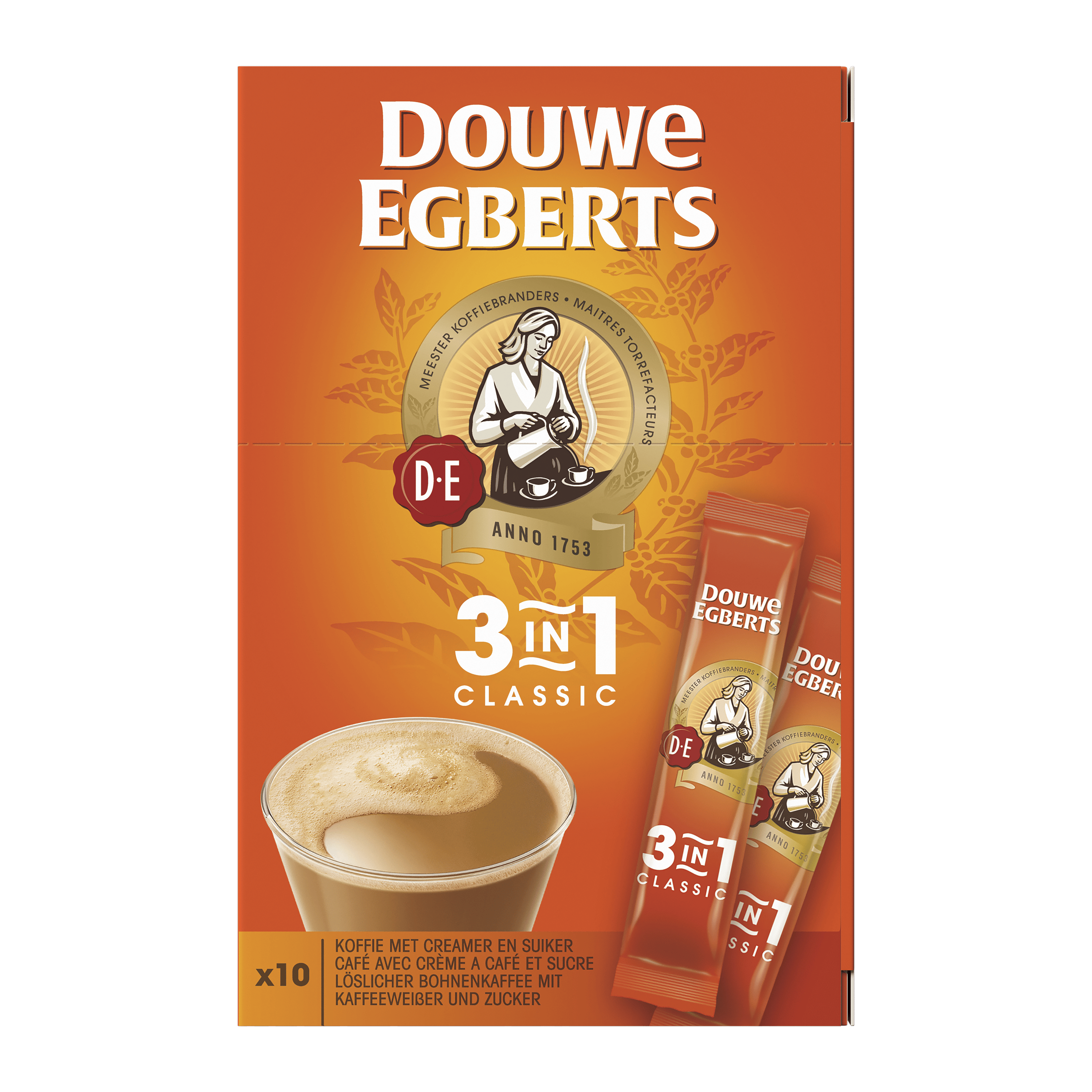 Douwe Egberts 3-in-1 classic oploskoffie