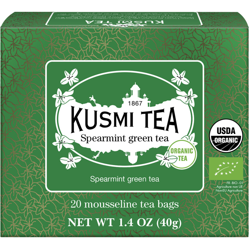 Kusmi Tea Organic spearmint green tea