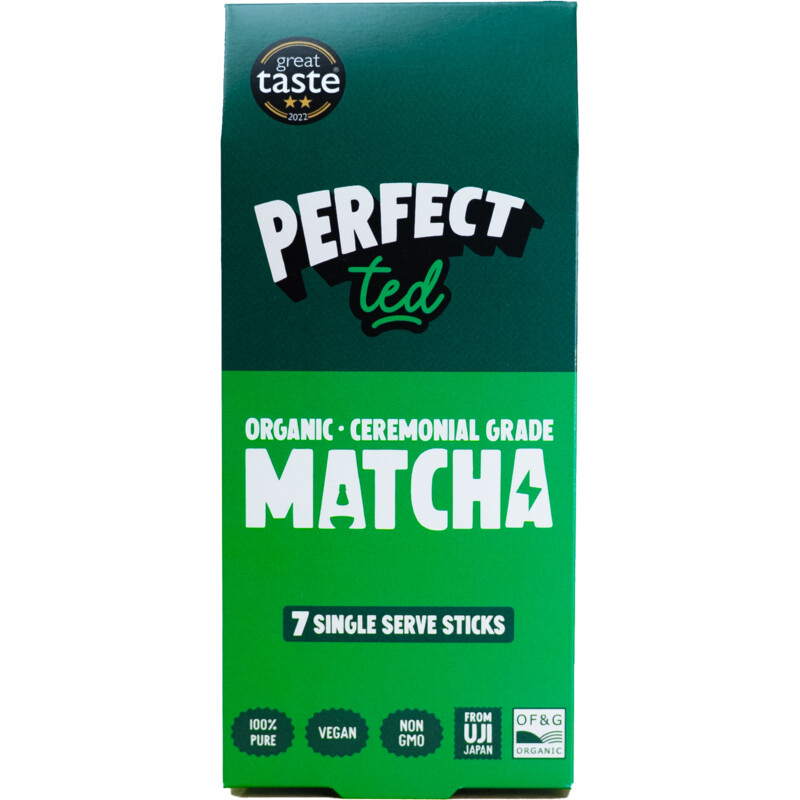 Perfect Ted Matcha green tea sticks