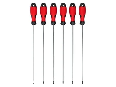 POWERFIX Schroevendraaierset extra lang