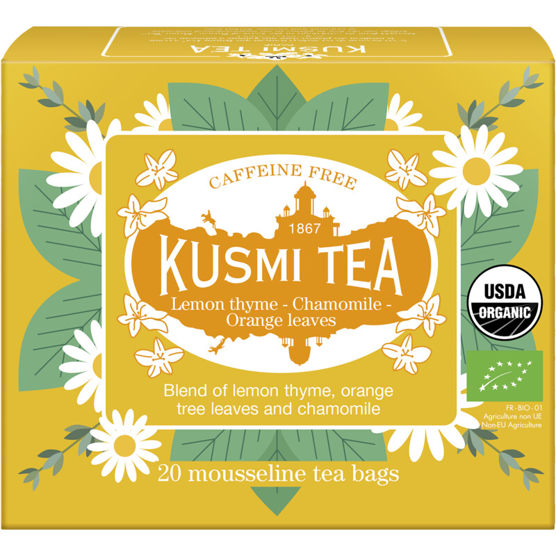Kusmi Tea Organic lemon thyme-chamomile-orange