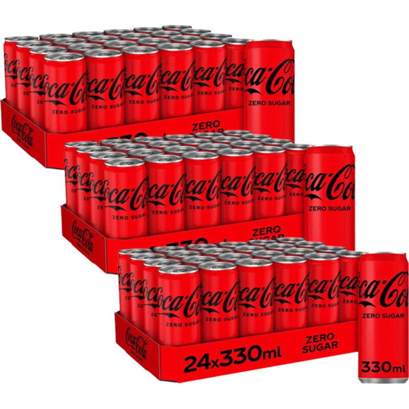 Coca-Cola Zero Sugar 3-tray pakket