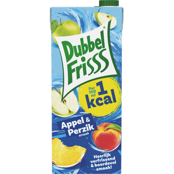 DubbelFrisss 1Kcal Appel & perzik