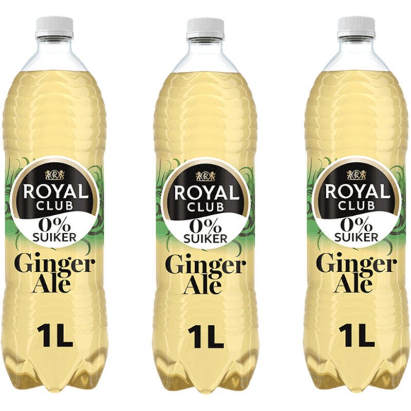 Royal Club Ginger Ale 0% 3-pack