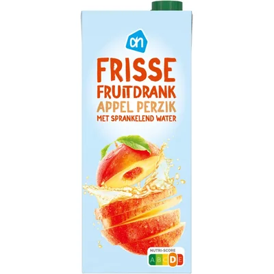 AH Frisse fruitdrank appel perzik