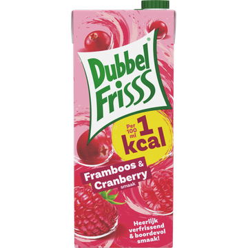 DubbelFrisss 1kcal Framboos & cranberry