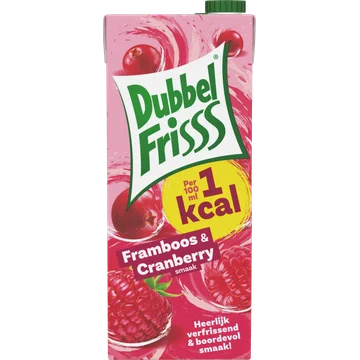DubbelFrisss 1kcal Framboos & cranberry