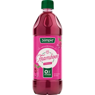 Slimpie Framboos siroop 0% suiker