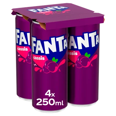 Fanta Cassis 4-pack