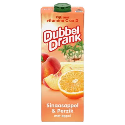 DubbelDrank Sinaasappel & perzik