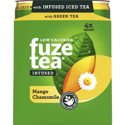 Fuze Tea Mango Chamomile 4-pack