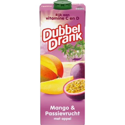 DubbelDrank Mango & passievrucht