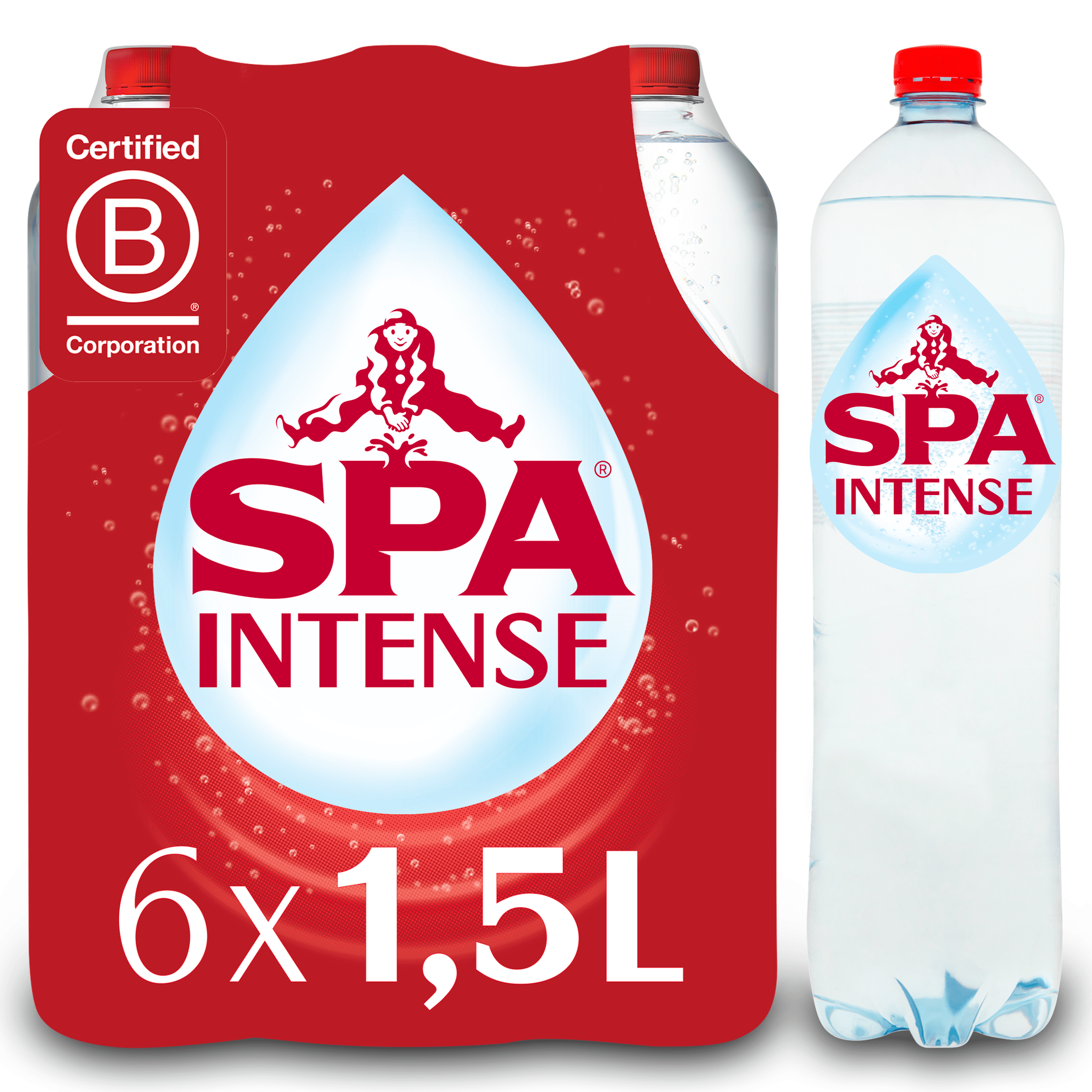Spa Intense bruisend mineraalwater 6-pack
