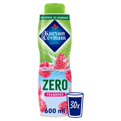 Karvan Cévitam Zero framboos siroop