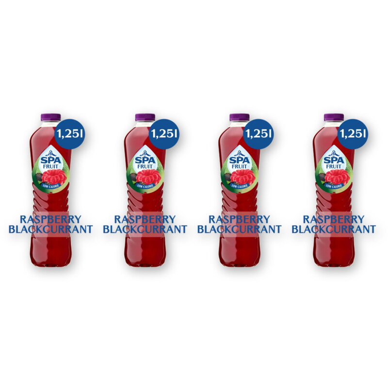 Spa Fruit raspberry blackcurrant 4-pack