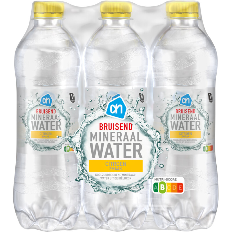 AH Bruisend mineraalwater citroen 6-pack
