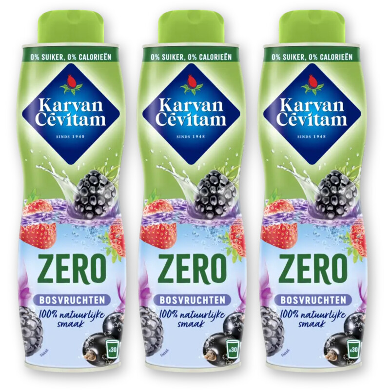 Karvan Cévitam Zero bosvruchten 3-pack
