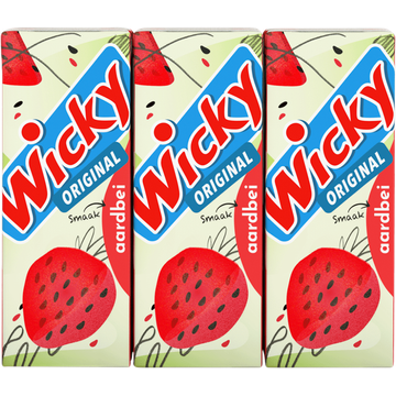 Wicky Aardbei 6-pack