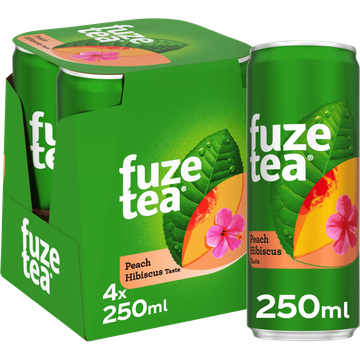 Fuze Tea Sparkling Black Tea 4-pack
