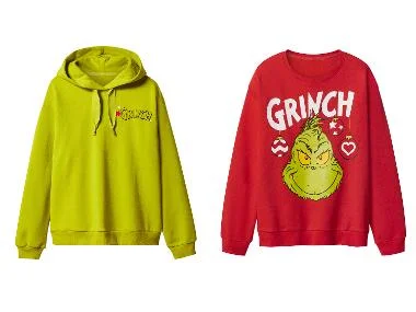Dames kersthoodie of trui The Grinch