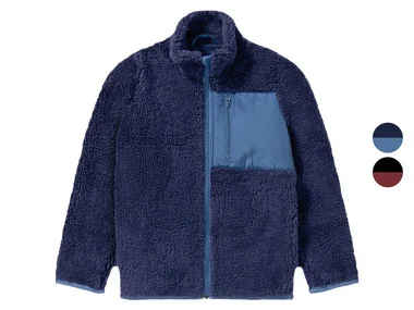 pepperts!® Jongens fleece jas met opstaande kraag