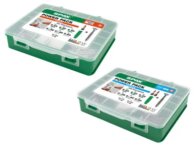 Spax schroeven + pluggen Power Pack