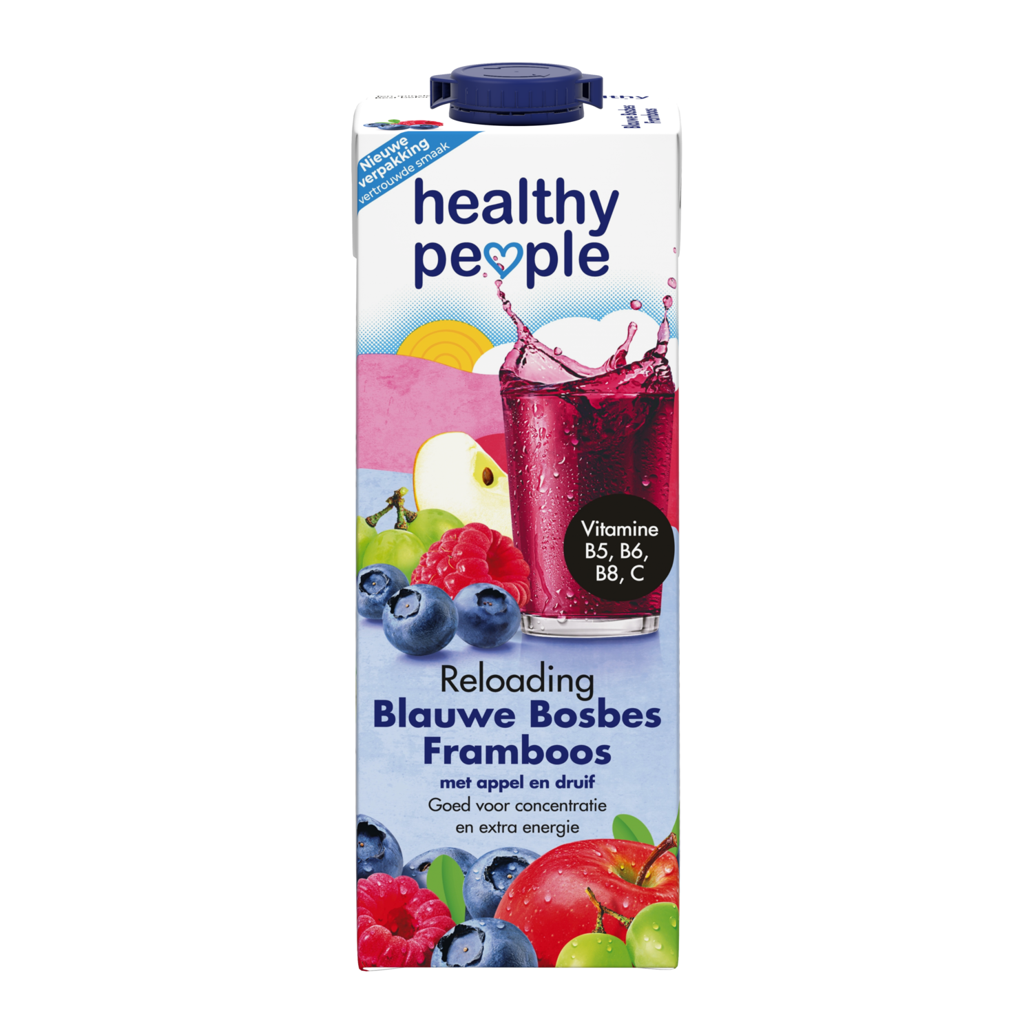 Healthy people Blauwe bosbes framboos