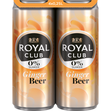 Royal Club Ginger ale 0% 4-pack