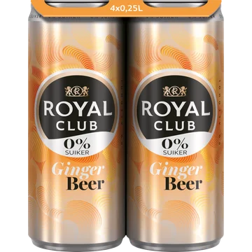Royal Club Ginger ale 0% 4-pack