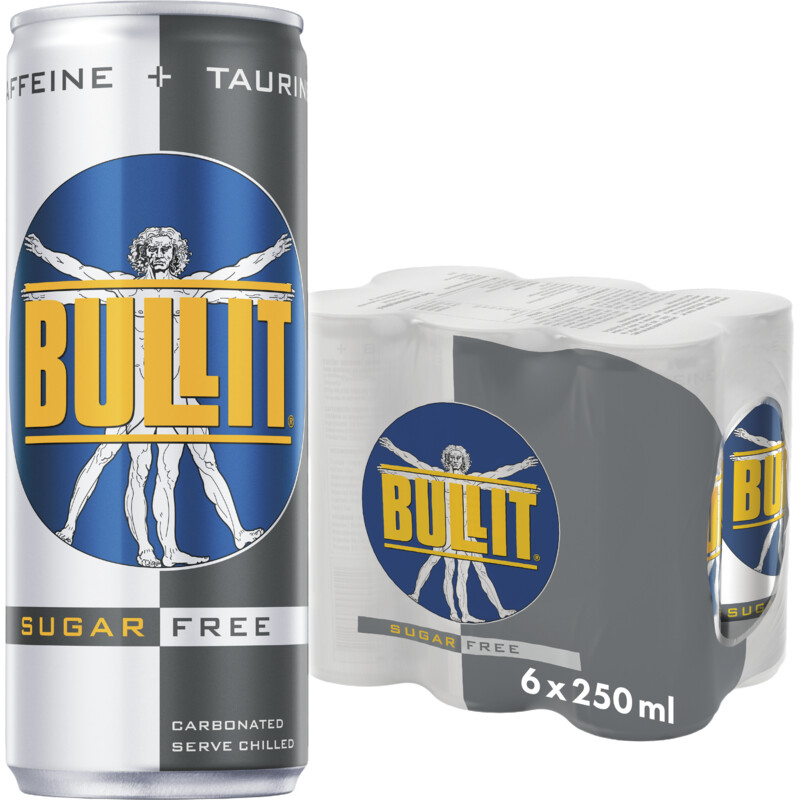 Bullit Sugarfree 6-pack