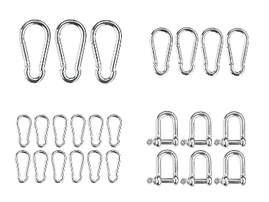 PARKSIDE® RVS karabijn- of beugelhaken