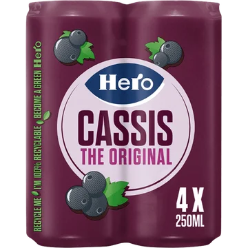 Hero Cassis the original 4-pack