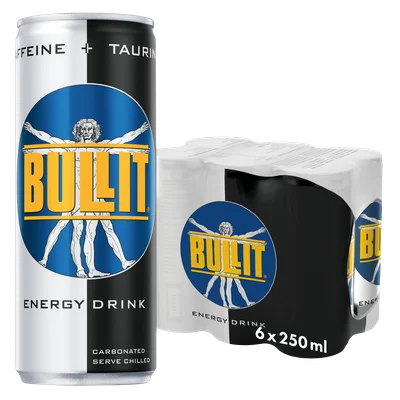 Bullit Energy drink 6-pack