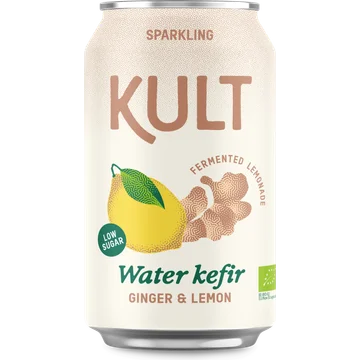 Kult Water kefir ginger & lemon