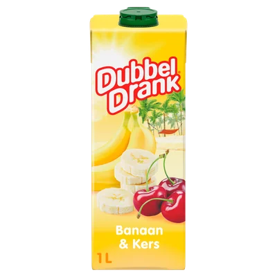 DubbelDrank Banaan & kers
