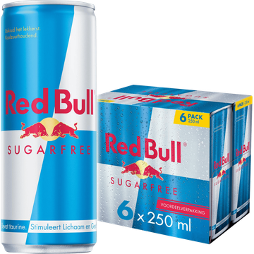 Red Bull Energy drink suikervrij 6-pack voordeel