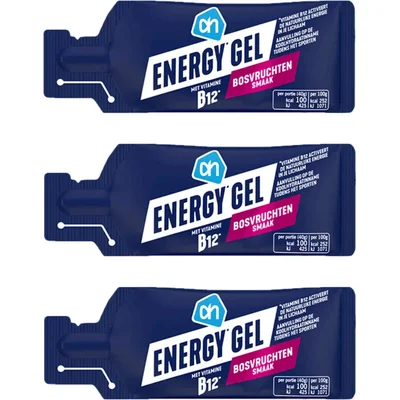 AH Energy gel bosvruchten 3-pack
