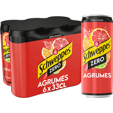 Schweppes Agrumes zero 6-pack