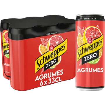 Schweppes Agrumes zero 6-pack