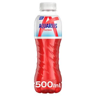 Aquarius Red peach zero sugar
