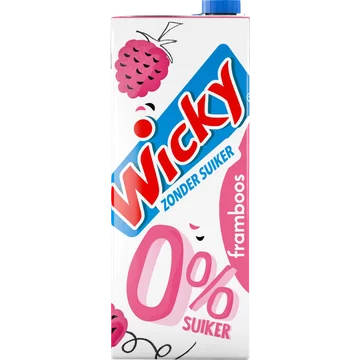 Wicky Framboos 0% suiker